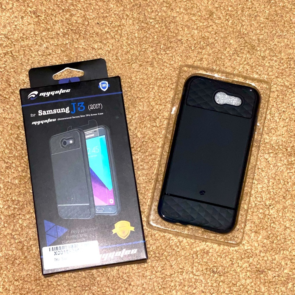 Otterbox Symmetry Series Case for Samsung Galaxy j3 (2017) [Color - Black] - NIB